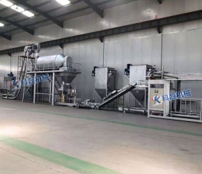 科磊拆包輸送包裝碼垛生產(chǎn)線客戶(hù)現(xiàn)場(chǎng)實(shí)拍